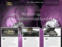 Tablet Screenshot of dekerstboomstandaard.nl